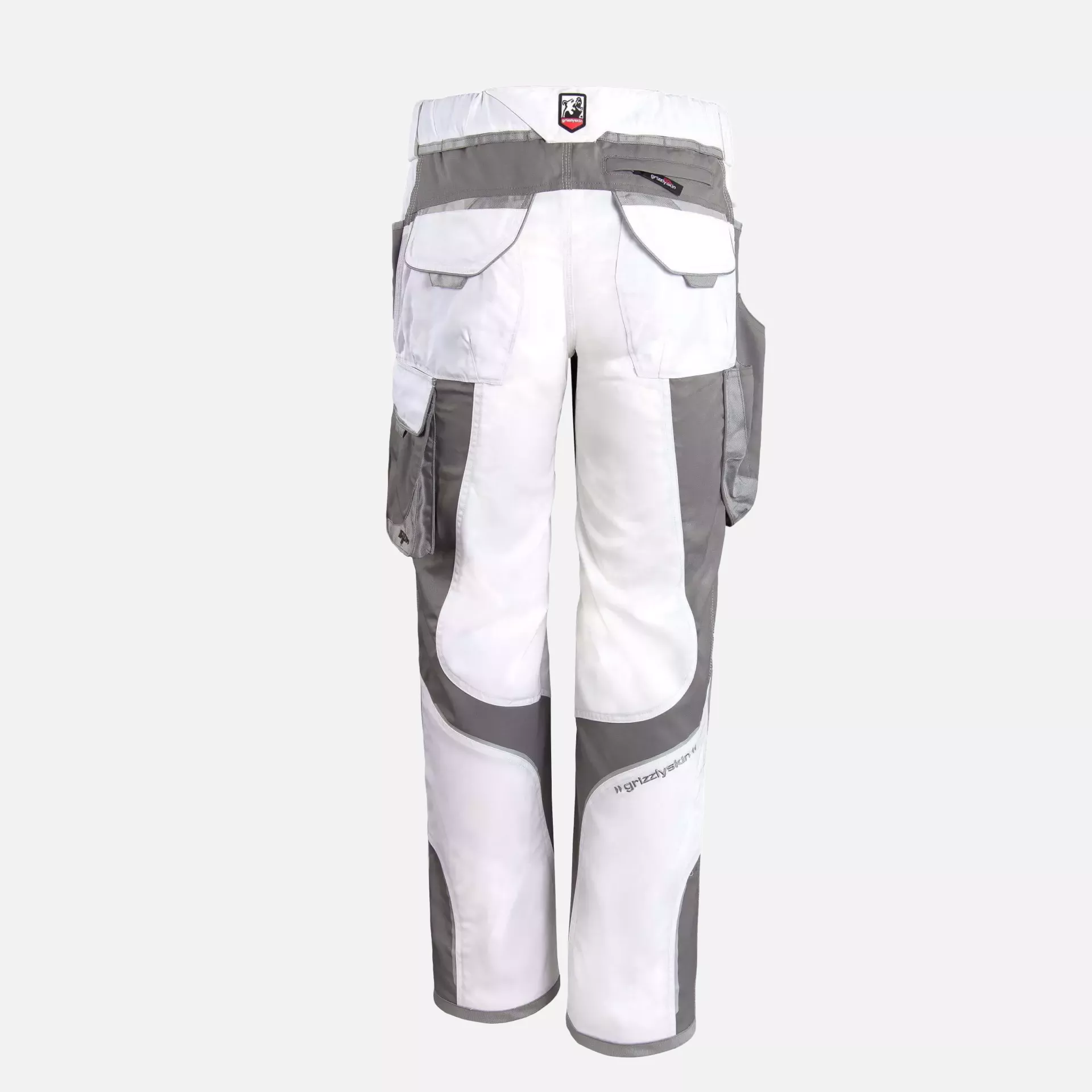 Grizzlyskin GIM3804, IRON Trousers White/Grey, image 2