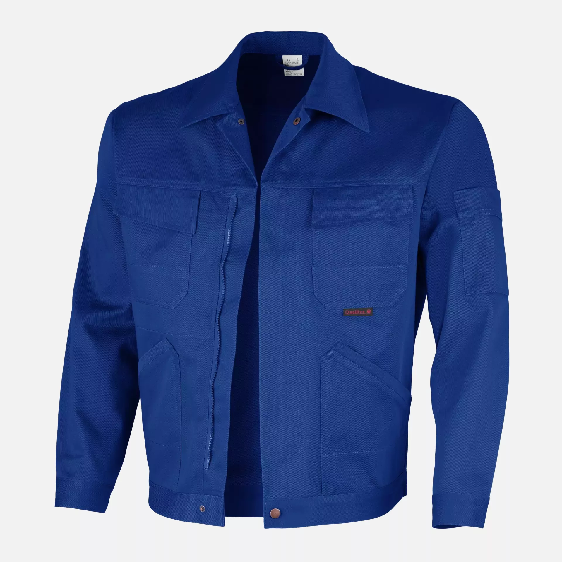 Qualitex NM-43004-0300, Comfort Cornflower Blue Waist Jacket, image 1