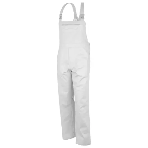 Qualitex Basic White Bib and Brace