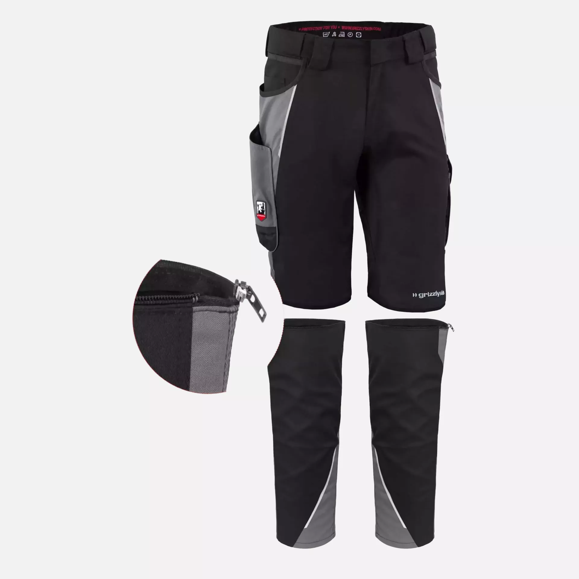 Grizzlyskin GIMBL08, IRON Leggings Grey, image 2