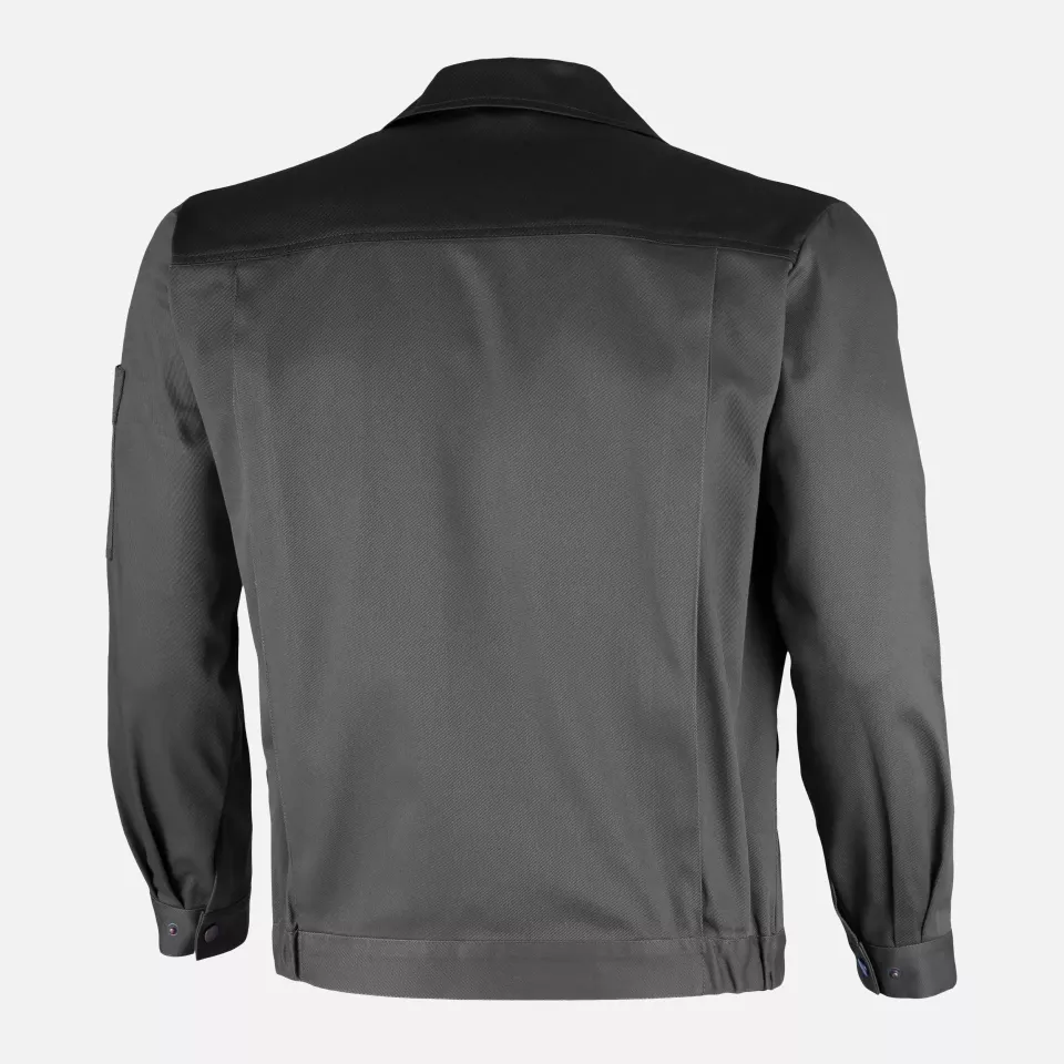 Qualitex NM-43005-3336, Image Bundjacke mittelgrau/schwarz, image 2, gallery thumbnail