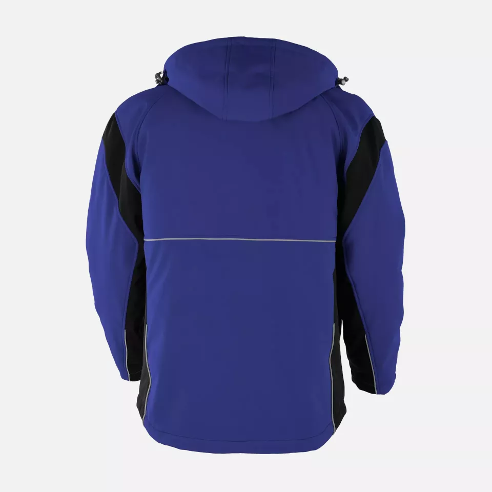 Qualitex NM-67006-0336, PRO Softshell Jacket Cornflower Blue/Black, image 2, gallery thumbnail