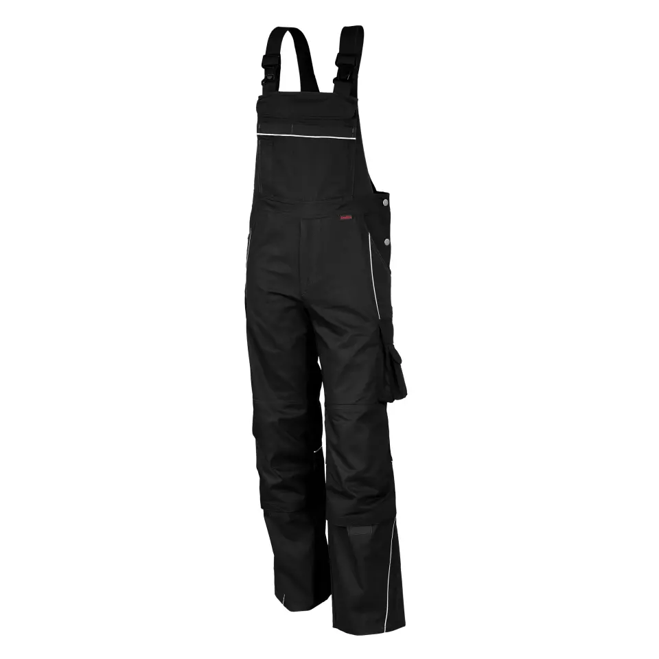 Qualitex NM-41006-3600, PRO Black Bib and Brace, image 1, gallery thumbnail
