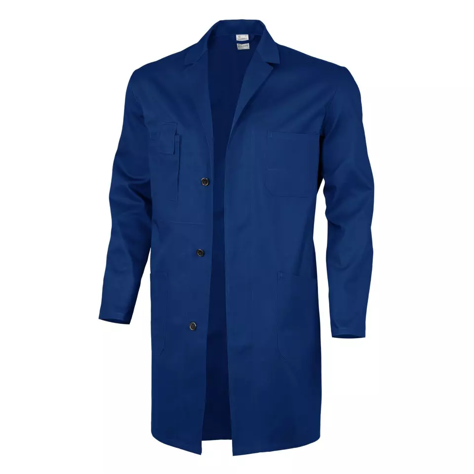 Qualitex NM-46001-0300, Basic Lab Coat Cornflower Blue, image 1, gallery thumbnail