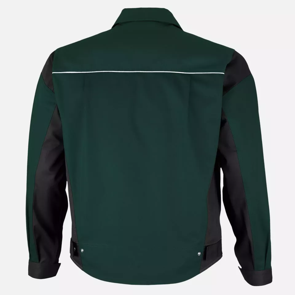 Qualitex NM-43006-1336, PRO Work Jacket Green/Black, image 2, gallery thumbnail