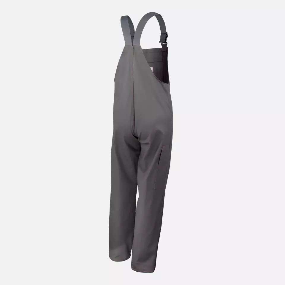 Qualitex NM-41010-3400, Robust Dark Grey Bib and Brace, image 2, gallery thumbnail