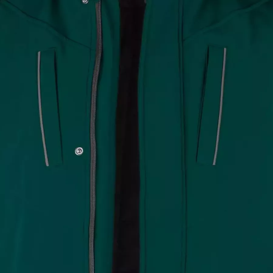 Das **kälteschützende** Design hilft Ihnen, bei sinkenden Temperaturen angenehm warm zu bleiben, ohne auf Bewegungsfreiheit zu verzichten.