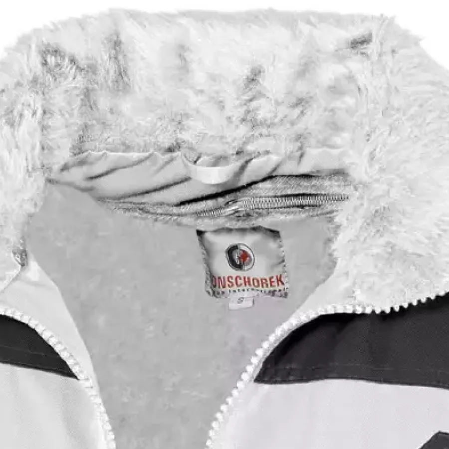 **Detachable Fur Lining** lets you stay cozy when it’s cold and easily switch to a lighter style when the weather warms.