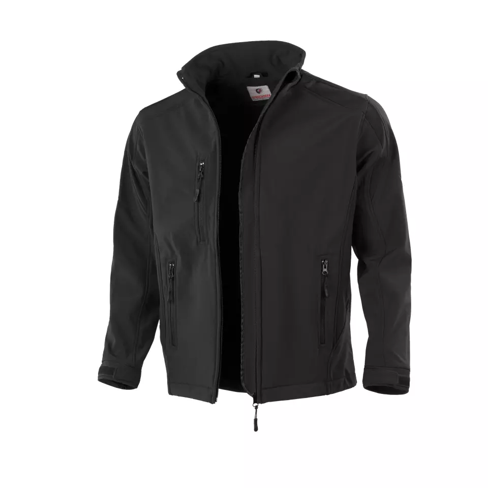 Qualitex NM-66001-3600, Softshell Jacket Black, image 1, gallery thumbnail
