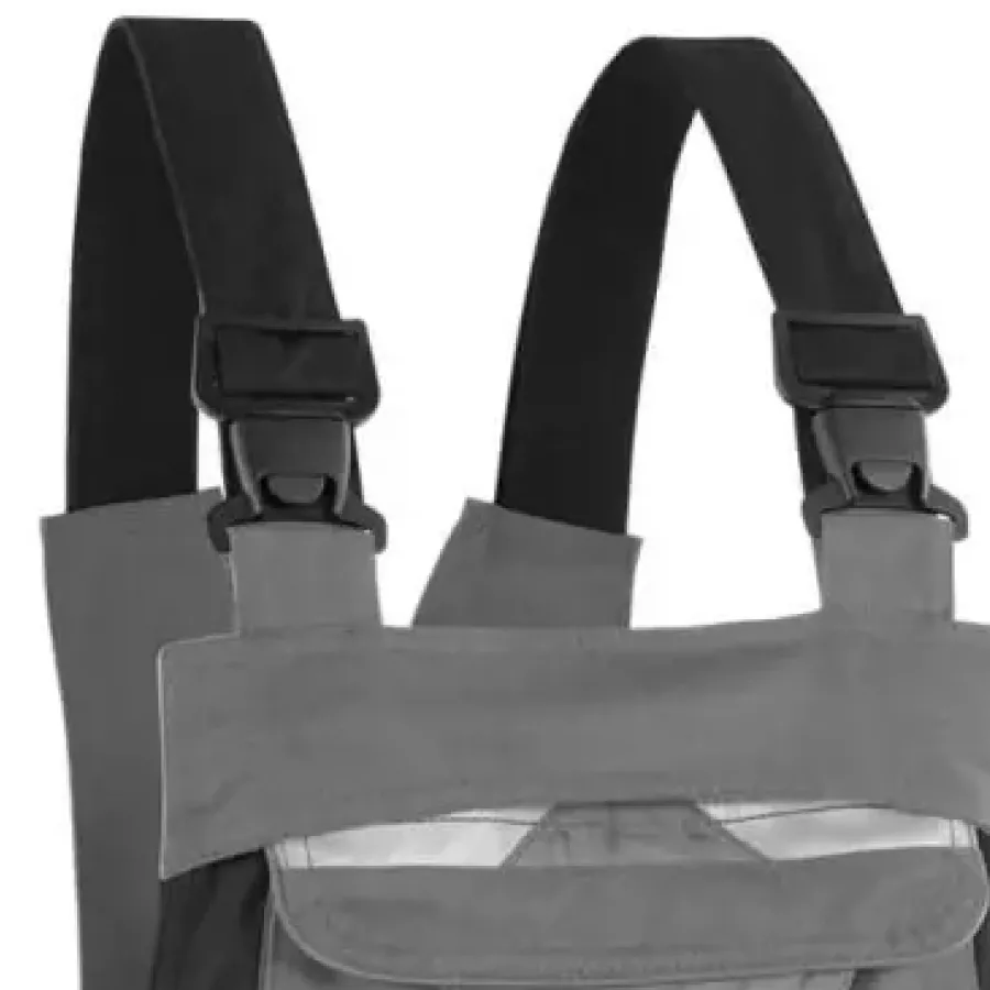 **Elasticated Straps with Safety Buckle** ensure a secure, adjustable fit that stays comfortable as you move.