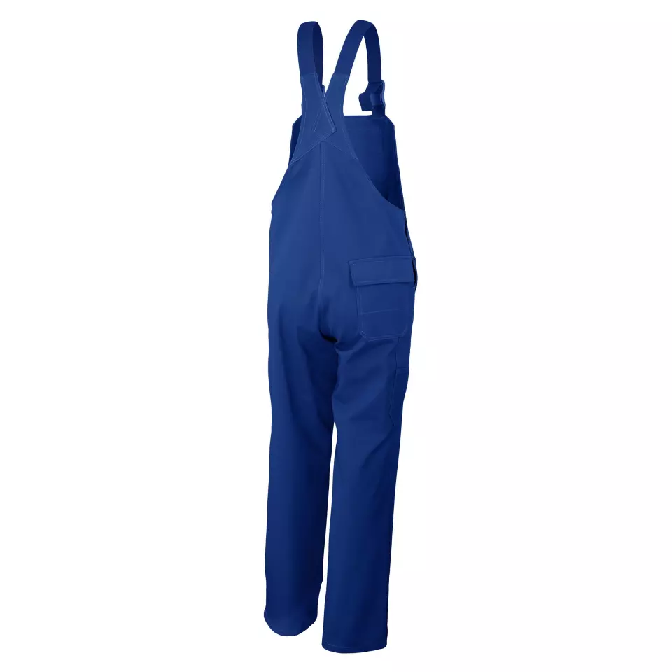 Qualitex NM-41003-0300, Favorit Bib Overall Cornflower Blue, image 2, gallery thumbnail