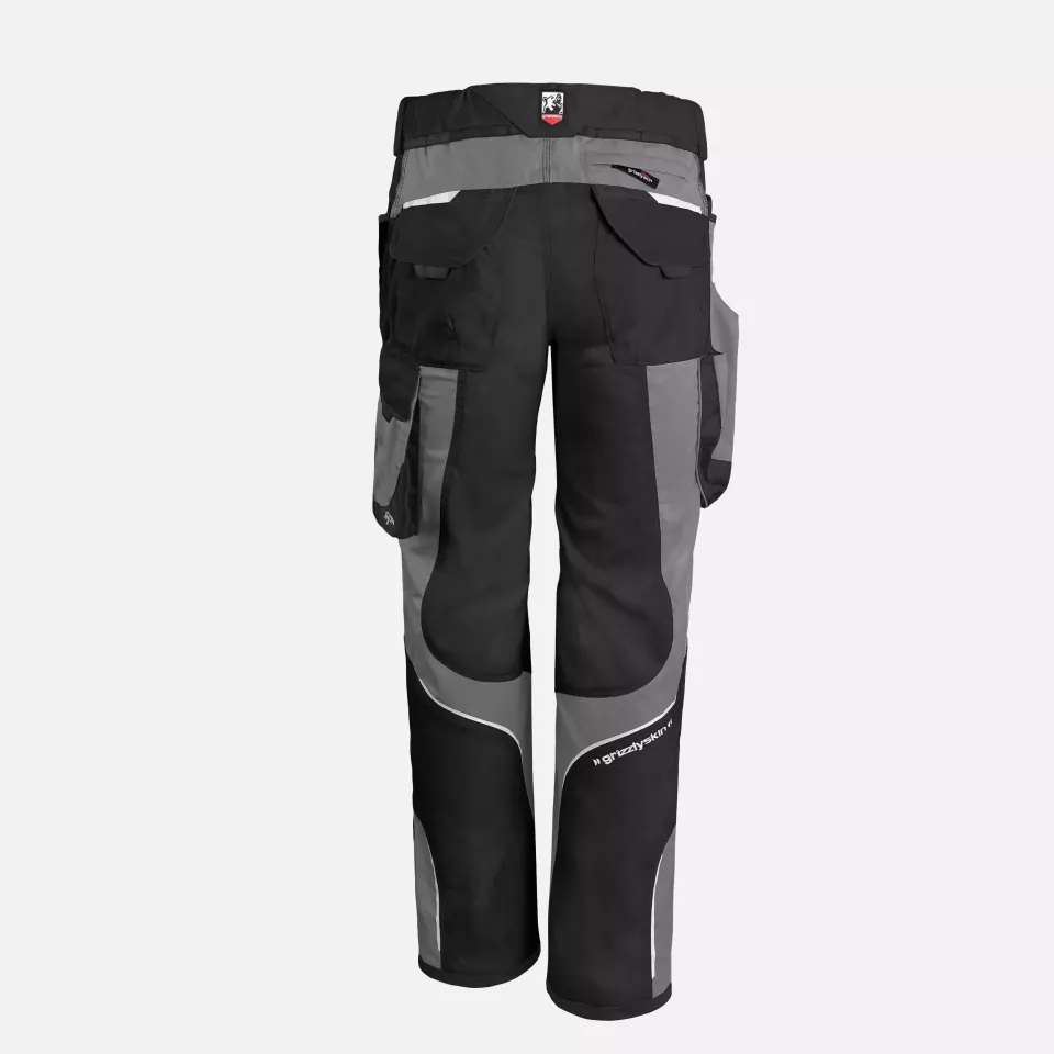 Grizzlyskin GIM3808, IRON Work Trousers Black/Grey, image 2, gallery thumbnail
