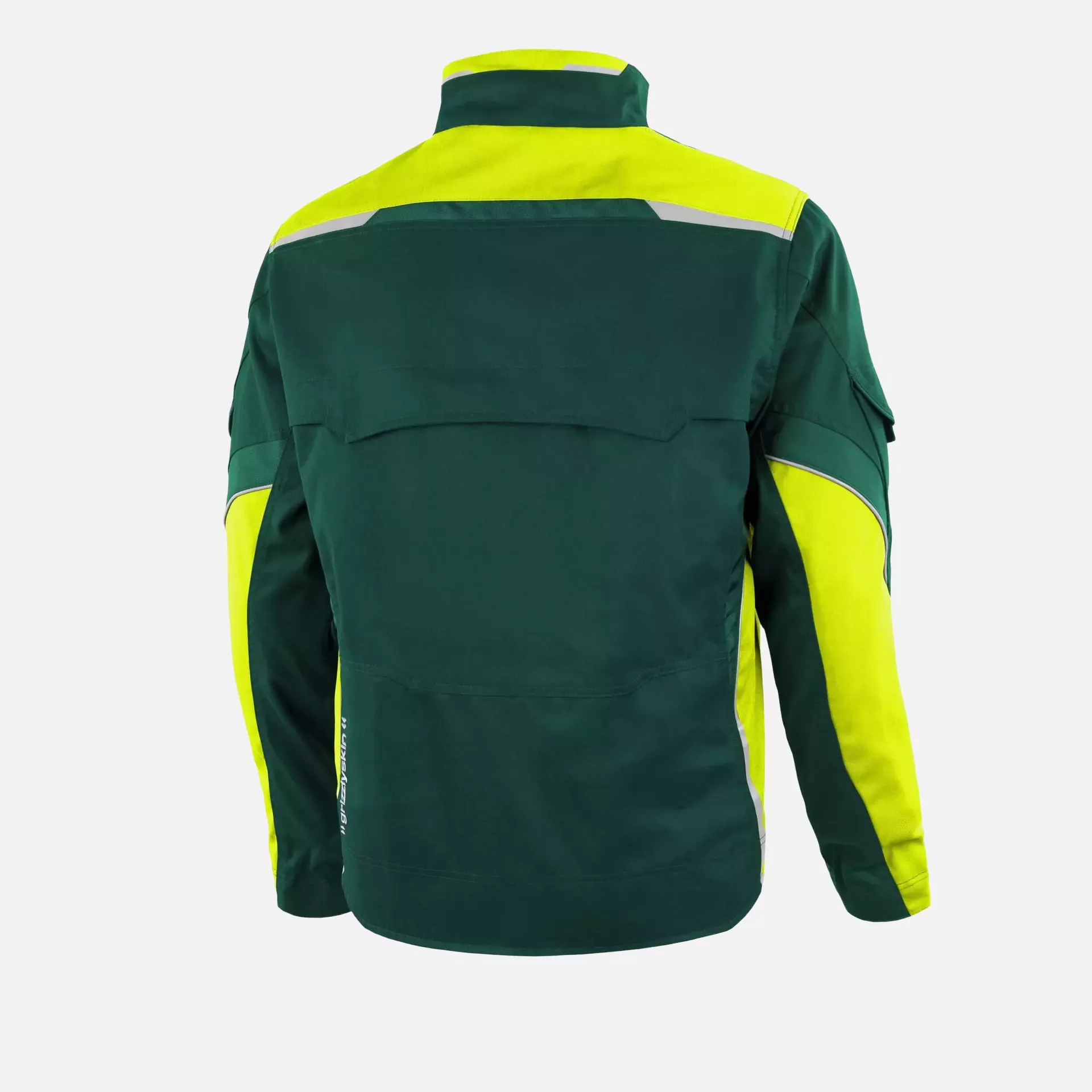 Grizzlyskin GIM3911, IRON Bundjacke grün/warngelb, image 2