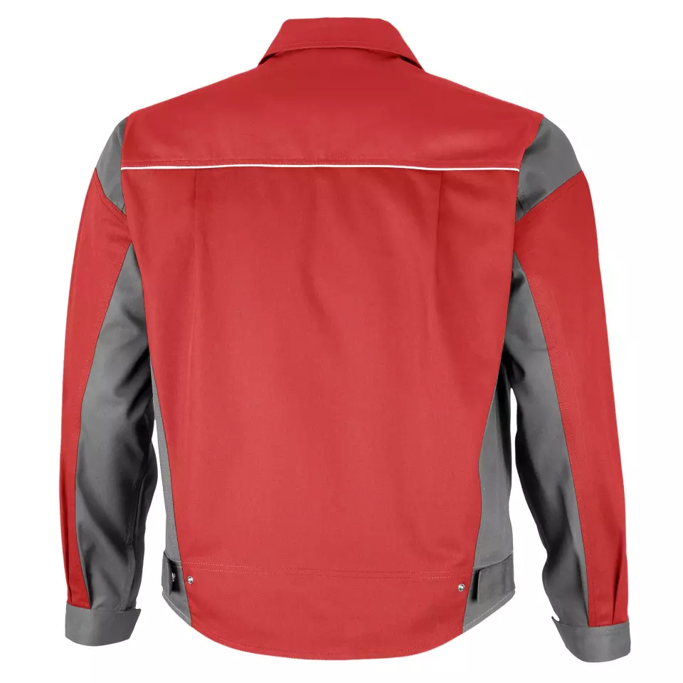 Qualitex NM-43006-2332, PRO Waist Jacket Red/Grey, image 2, gallery thumbnail