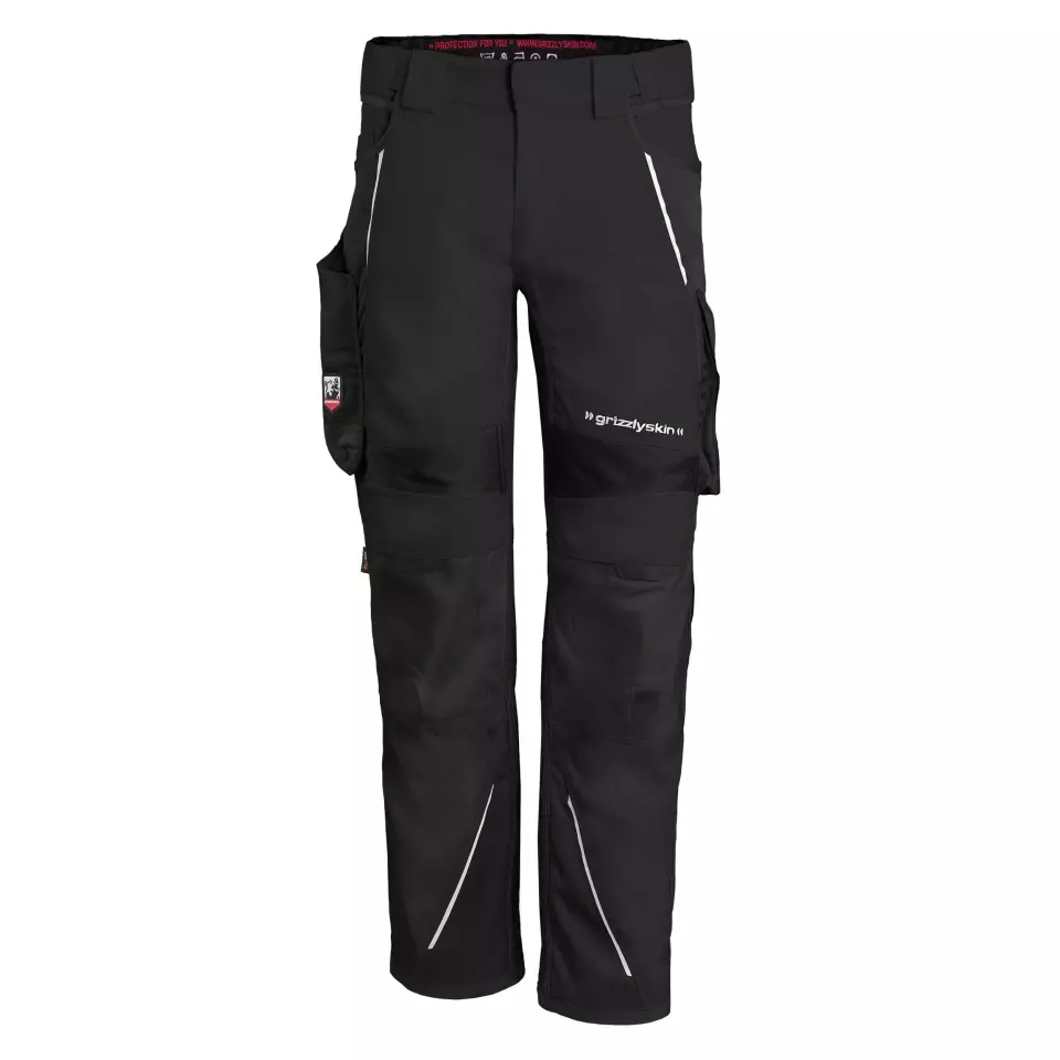 Grizzlyskin GIM3805, IRON Black Waist Trousers, image 1, gallery thumbnail