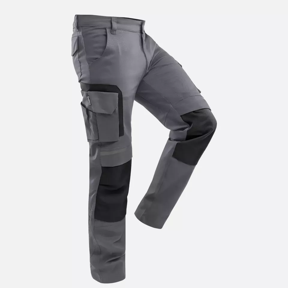 Qualitex NM-42015-3236, Pro+ Trousers Grey/Black, image 2, gallery thumbnail