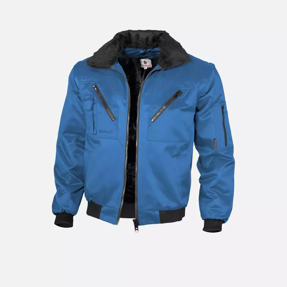 Qualitex NM-70001-0400, Solid Color Pilot Jacket Royal Blue, image 1, gallery thumbnail