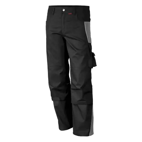 Qualitex PRO Work Trousers Black/Grey