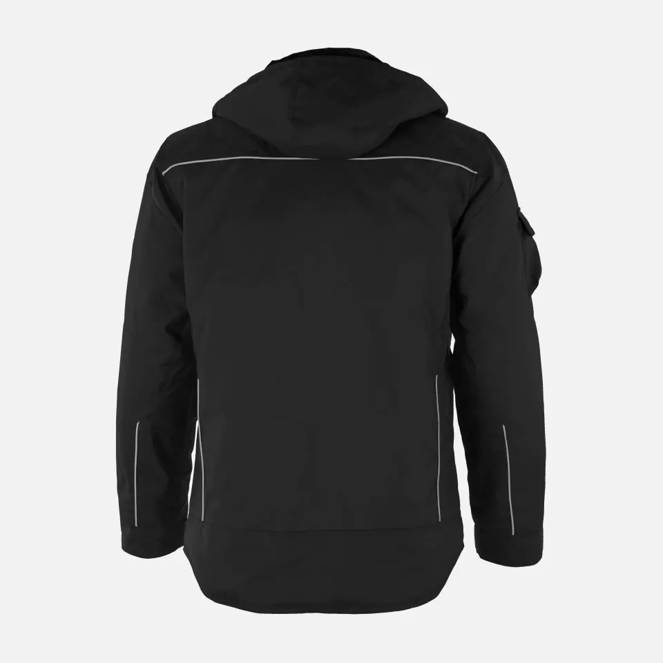 Qualitex NM-69006-3600, PRO Black Winter Jacket, image 2, gallery thumbnail