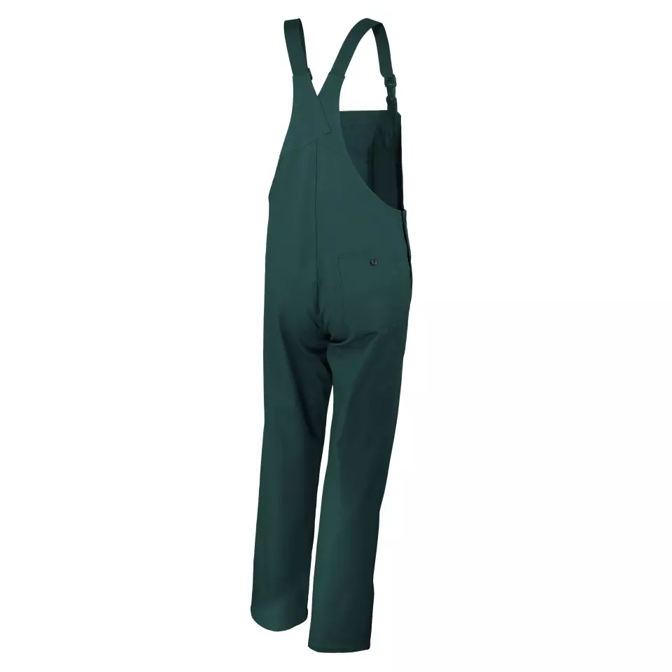 Qualitex NM-41002-1300, Classic Bib Overall Green, image 2, gallery thumbnail