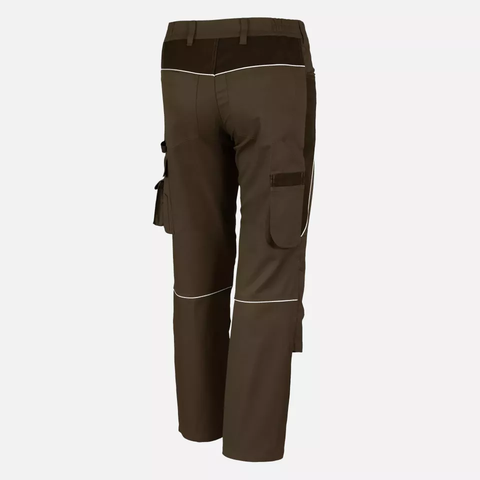 Qualitex NM-42006-4345, PRO Bundhose haselnuss/kastanie, image 2, gallery thumbnail
