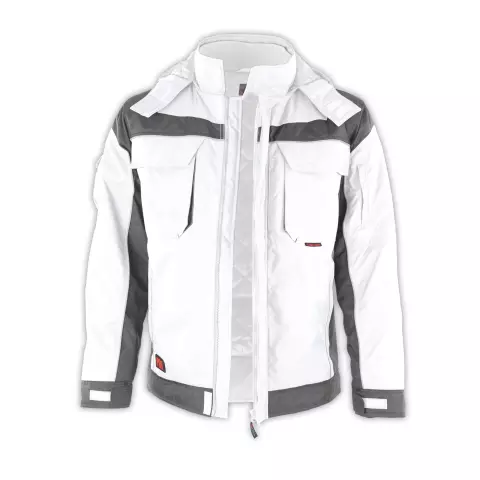  NM-69006-3032, Qualitex PRO Winterjacke weiß/grau