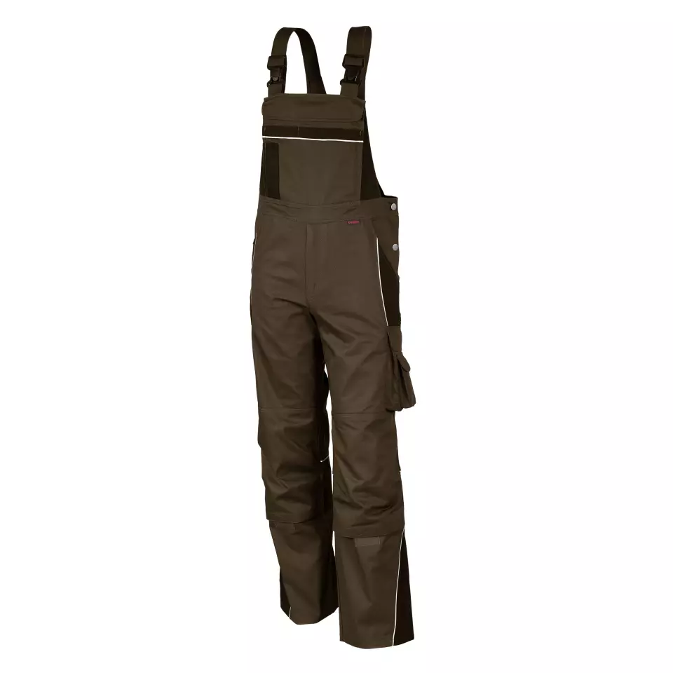 Qualitex NM-41006-4345, PRO Bib and Brace Hazelnut/Chestnut