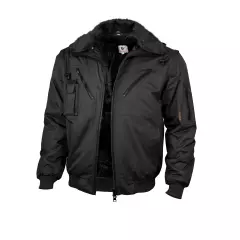 NM-70002-3600, Qualitex wasserdicht Pilotenjacke schwarz