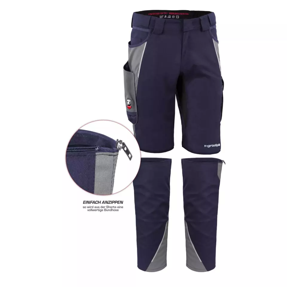 Grizzlyskin GIMBL06, IRON Attachable Legs Blue, image 2, gallery thumbnail