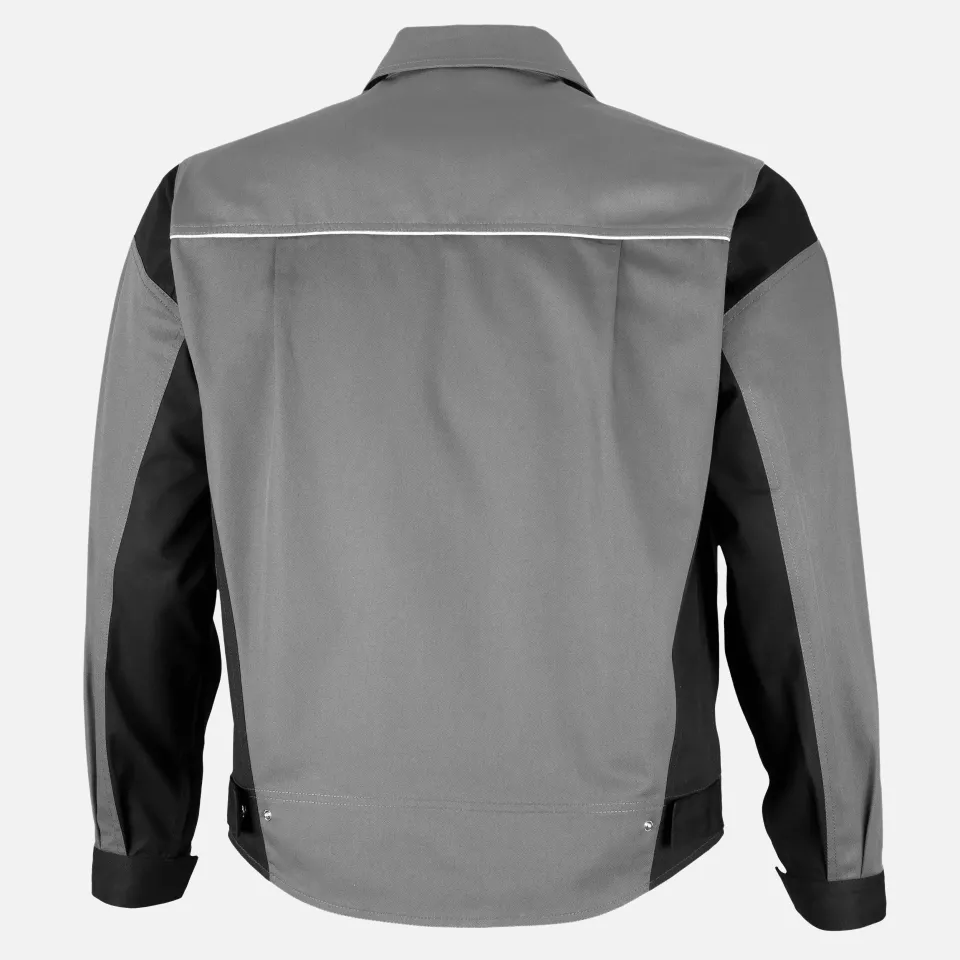 Qualitex NM-43006-3236, PRO Waist Jacket Grey/Black, image 2, gallery thumbnail