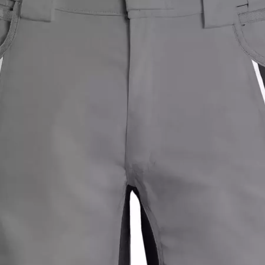 **Elastischer Stretcheinsatz im Schritt** ermöglicht uneingeschränkte Bewegungsfreiheit für ganztägigen Komfort in aktiven Arbeitspositionen.