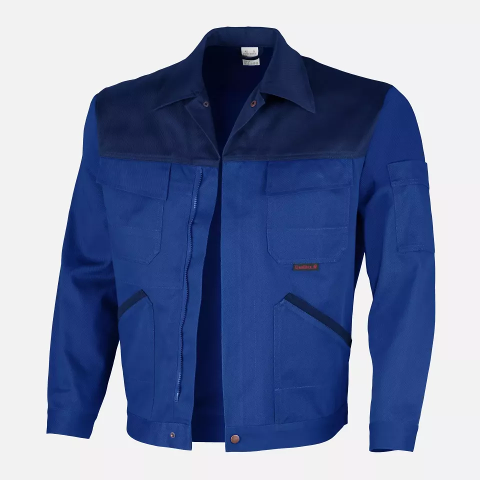 Qualitex NM-43005-0305, Image Waistband Jacket Cornflower Blue/Navy, image 1, gallery thumbnail