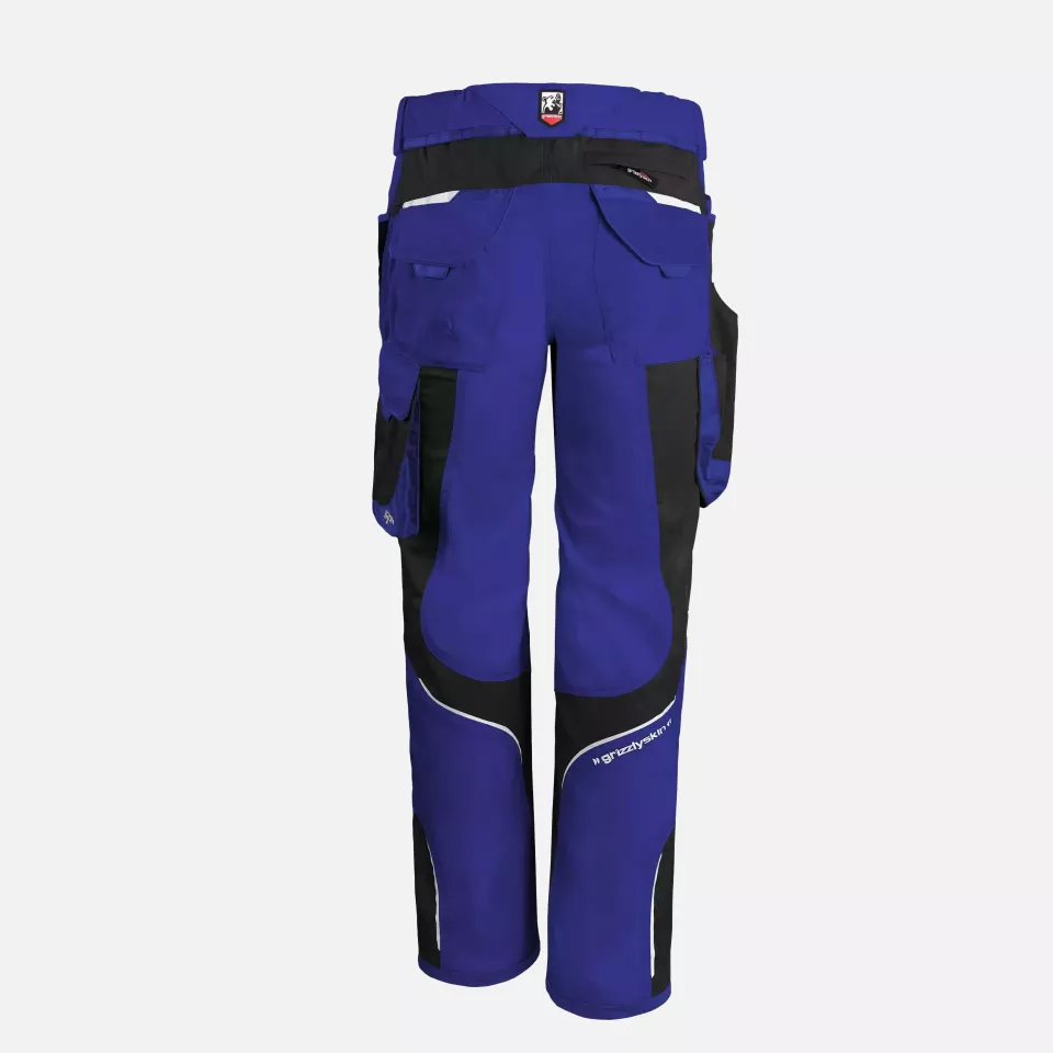 Grizzlyskin GIM3800, IRON Trousers Royal Blue/Black, image 2, gallery thumbnail