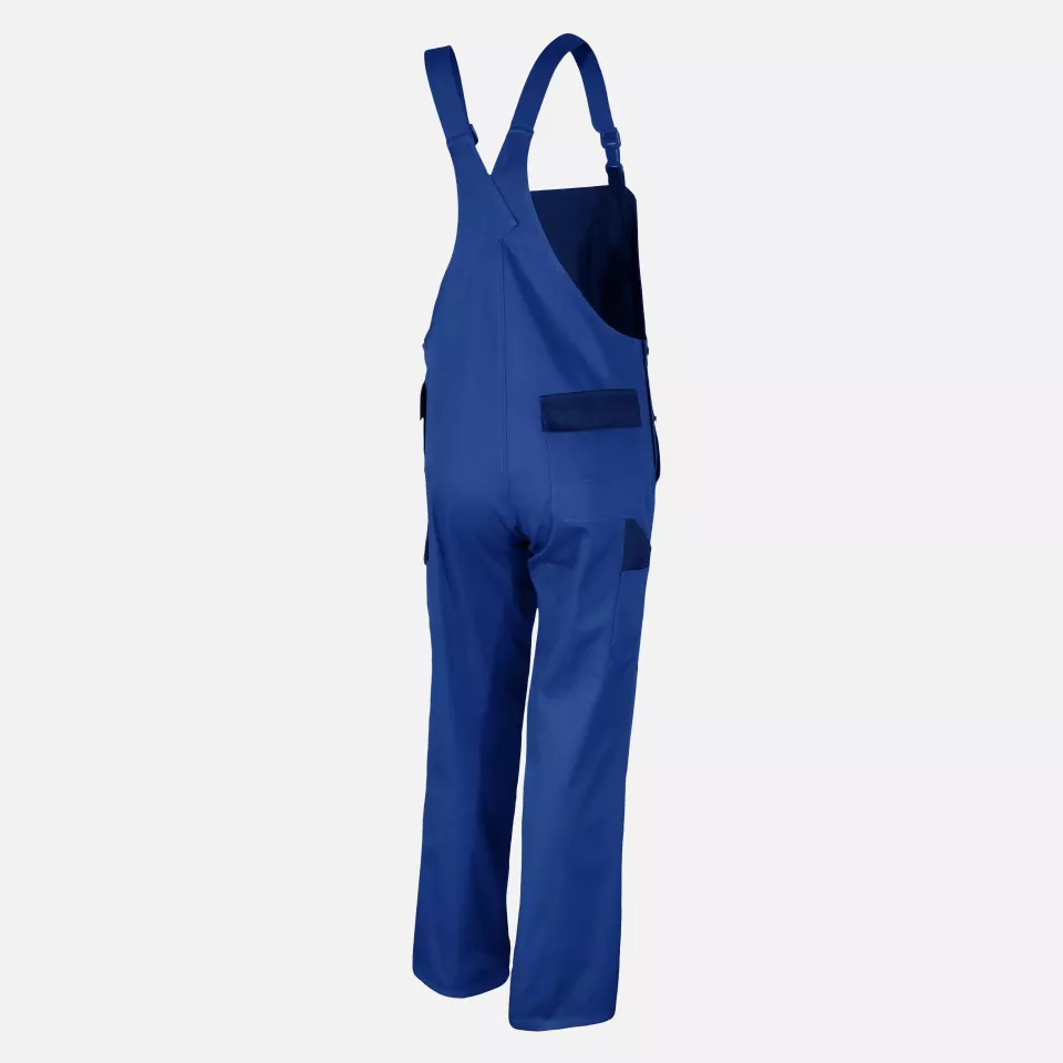 Qualitex NM-41005-0305, Image Bib and Brace Royal Blue/Navy, image 2, gallery thumbnail