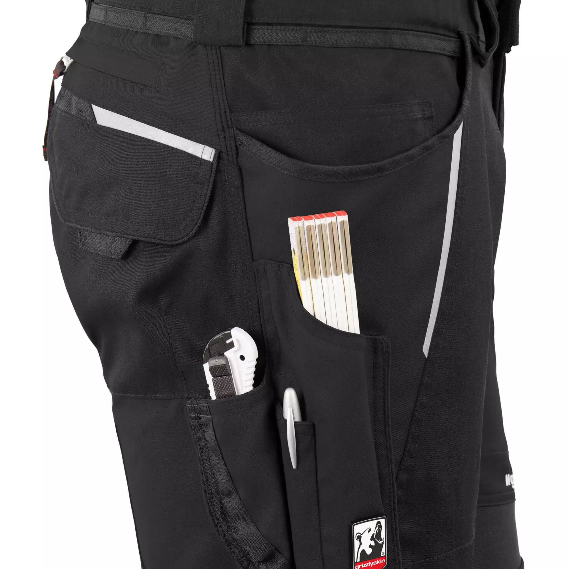 Grizzlyskin GIM3605, IRON Shorts schwarz, image 4