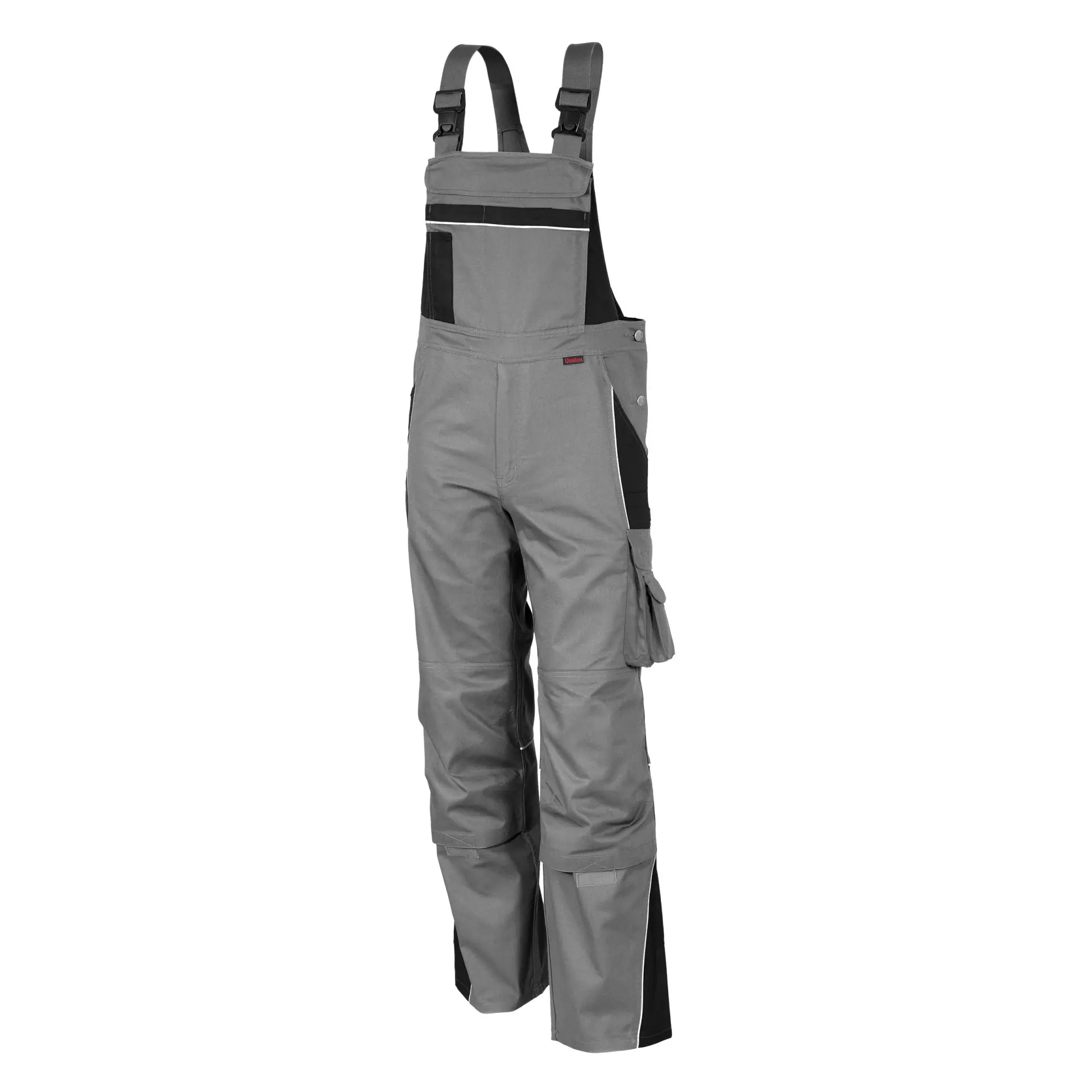 Qualitex NM-41006-3236, PRO Bib and Brace Grey/Black