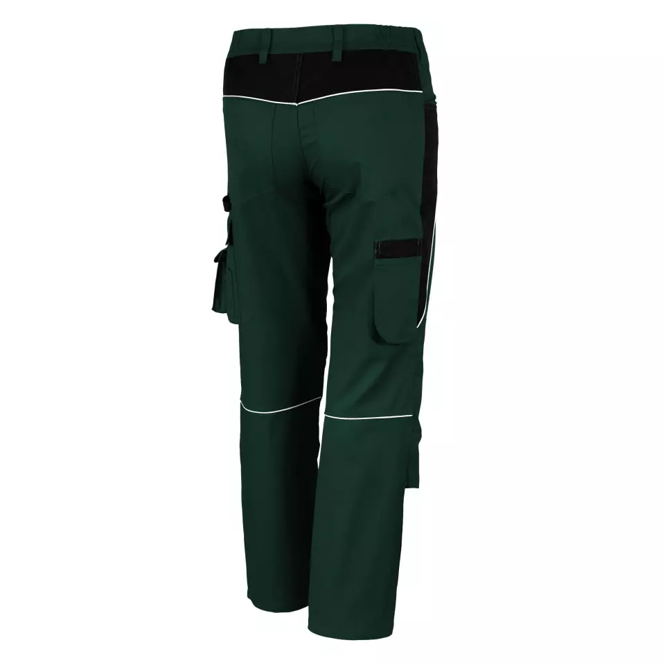 Qualitex NM-42006-1336, PRO Trousers Green/Black, image 2, gallery thumbnail