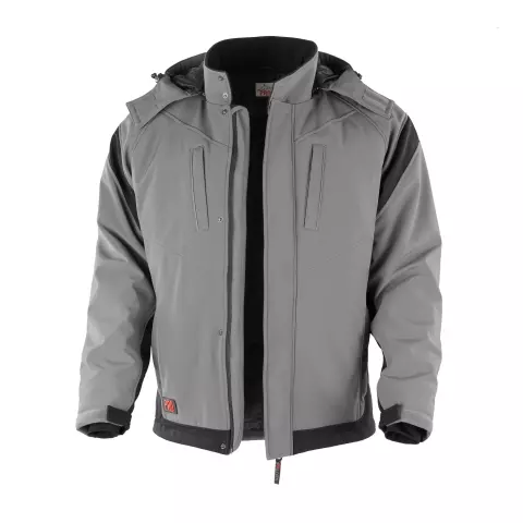 Qualitex PRO Softshell Jacket Grey/Black