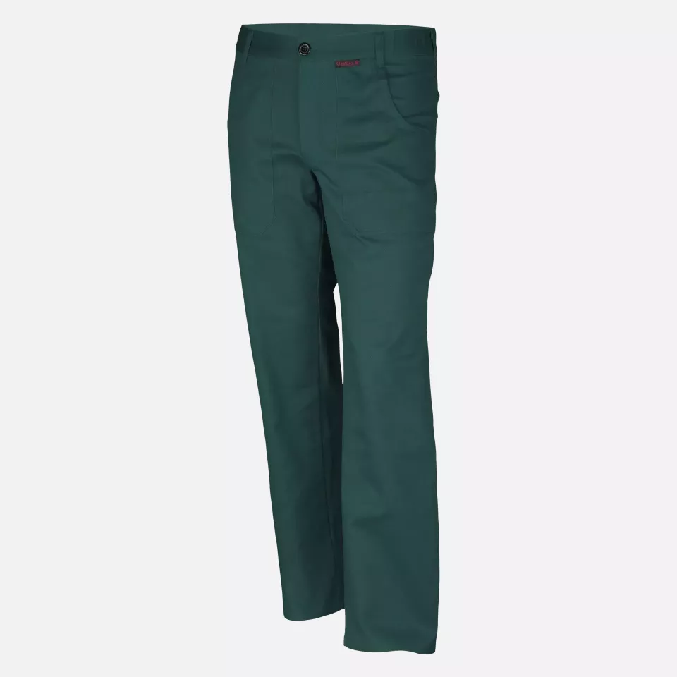Qualitex NM-42002-1300, Classic Trousers Green, image 1, gallery thumbnail