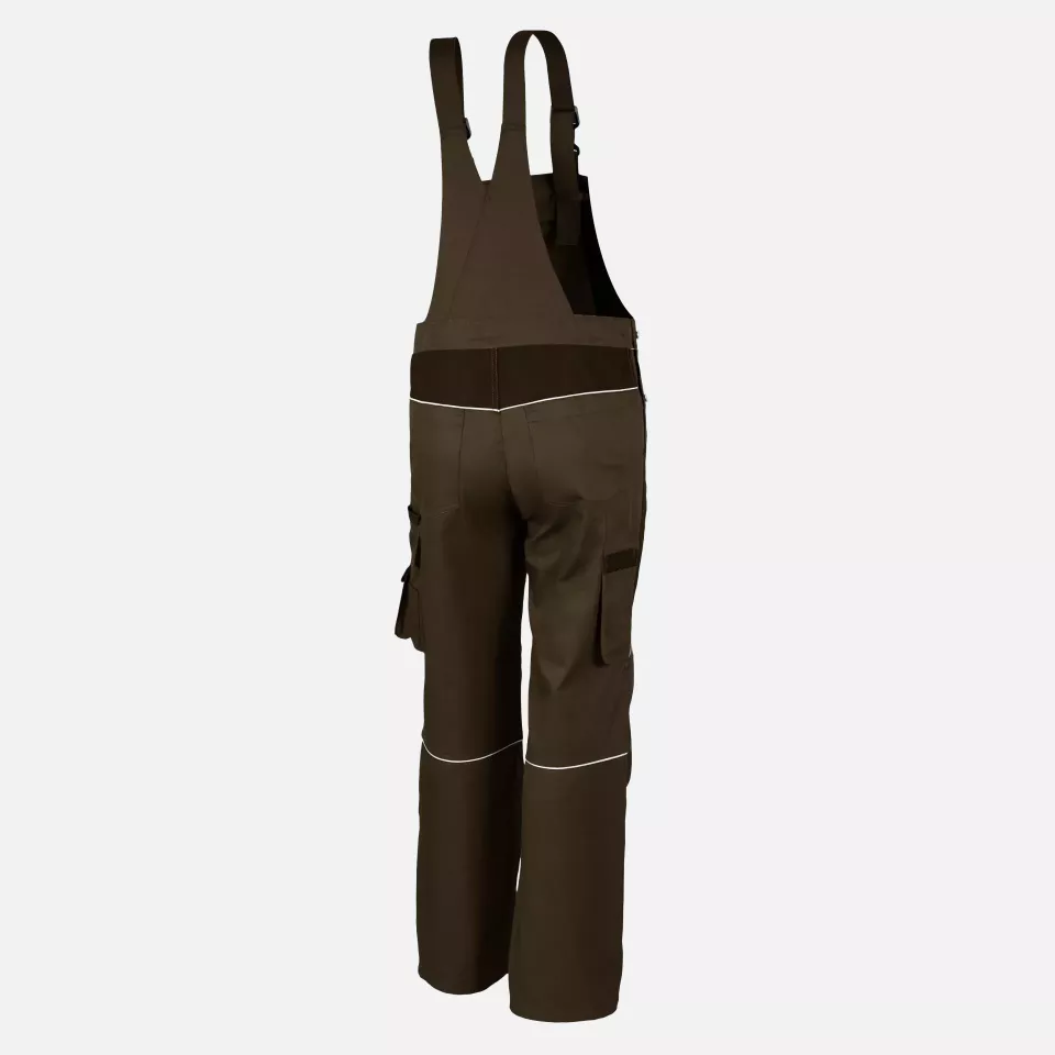 Qualitex NM-41006-4345, PRO Bib and Brace Hazelnut/Chestnut, image 2, gallery thumbnail