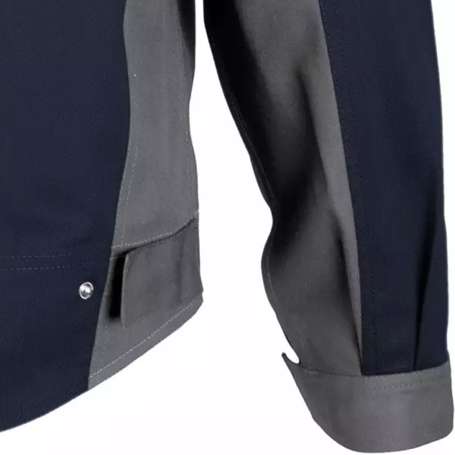 **Sleeve Cuffs with Velcro Closure** allow quick, adjustable fit for secure comfort at the wrists.