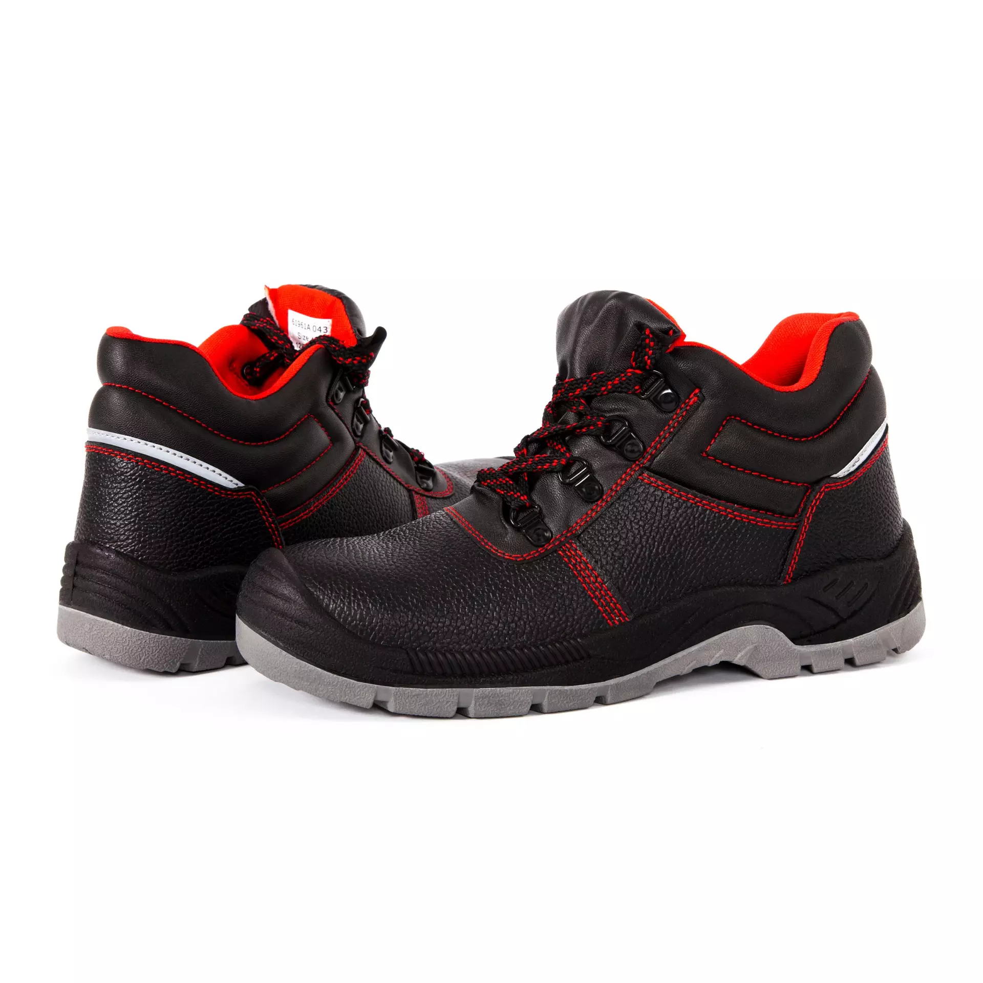 Qualitex NM-12001-3623, Lace-Up Boot S3 Black/Red, image 2