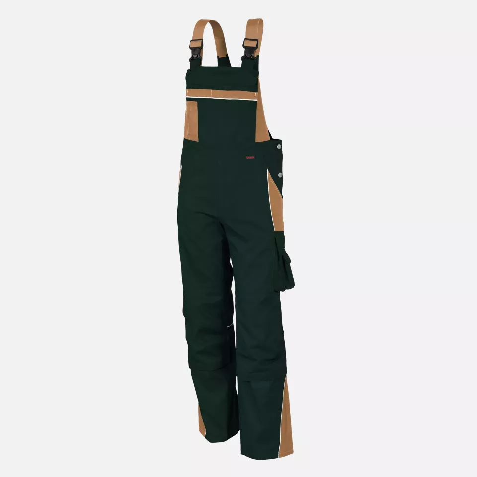 Qualitex NM-41006-1542, PRO Olive/Khaki Bib and Brace, image 1, gallery thumbnail