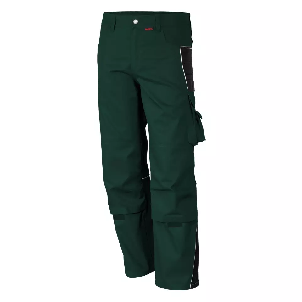 Qualitex NM-42006-1336, PRO Trousers Green/Black, image 1, gallery thumbnail