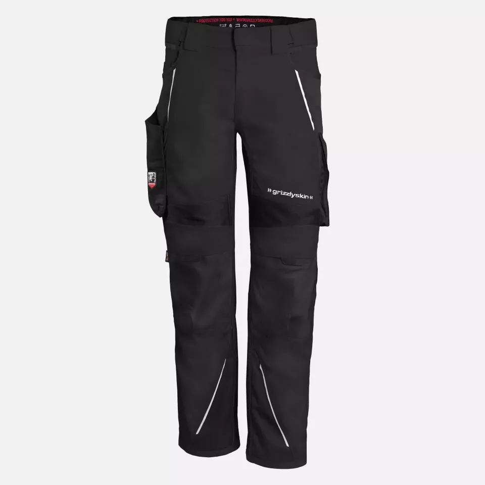 Grizzlyskin GIM3805, IRON Black Waist Trousers, image 1, gallery thumbnail