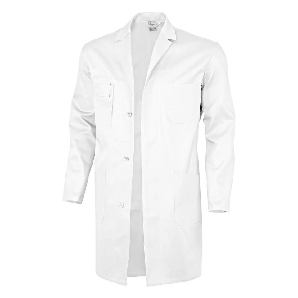 Qualitex NM-46001-3000, Basic Lab Coat White, image 1, gallery thumbnail