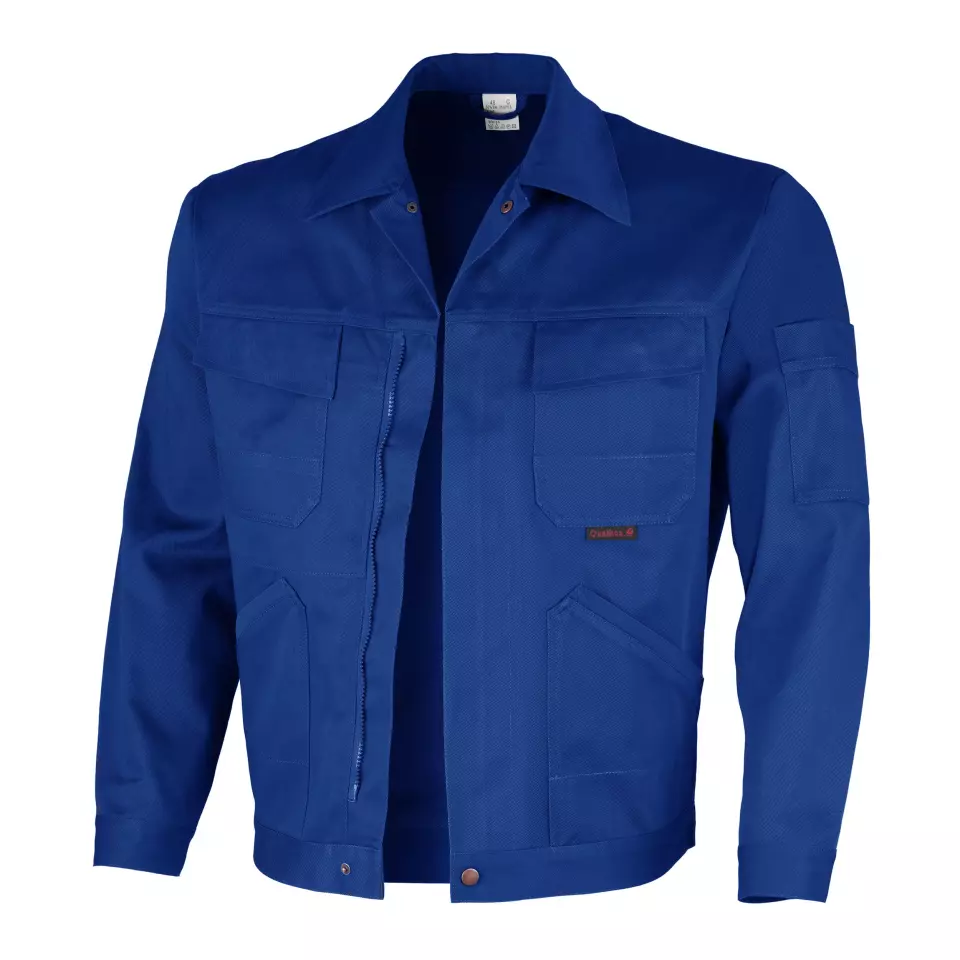Qualitex NM-43004-0300, Comfort Cornflower Blue Waist Jacket, image 1, gallery thumbnail