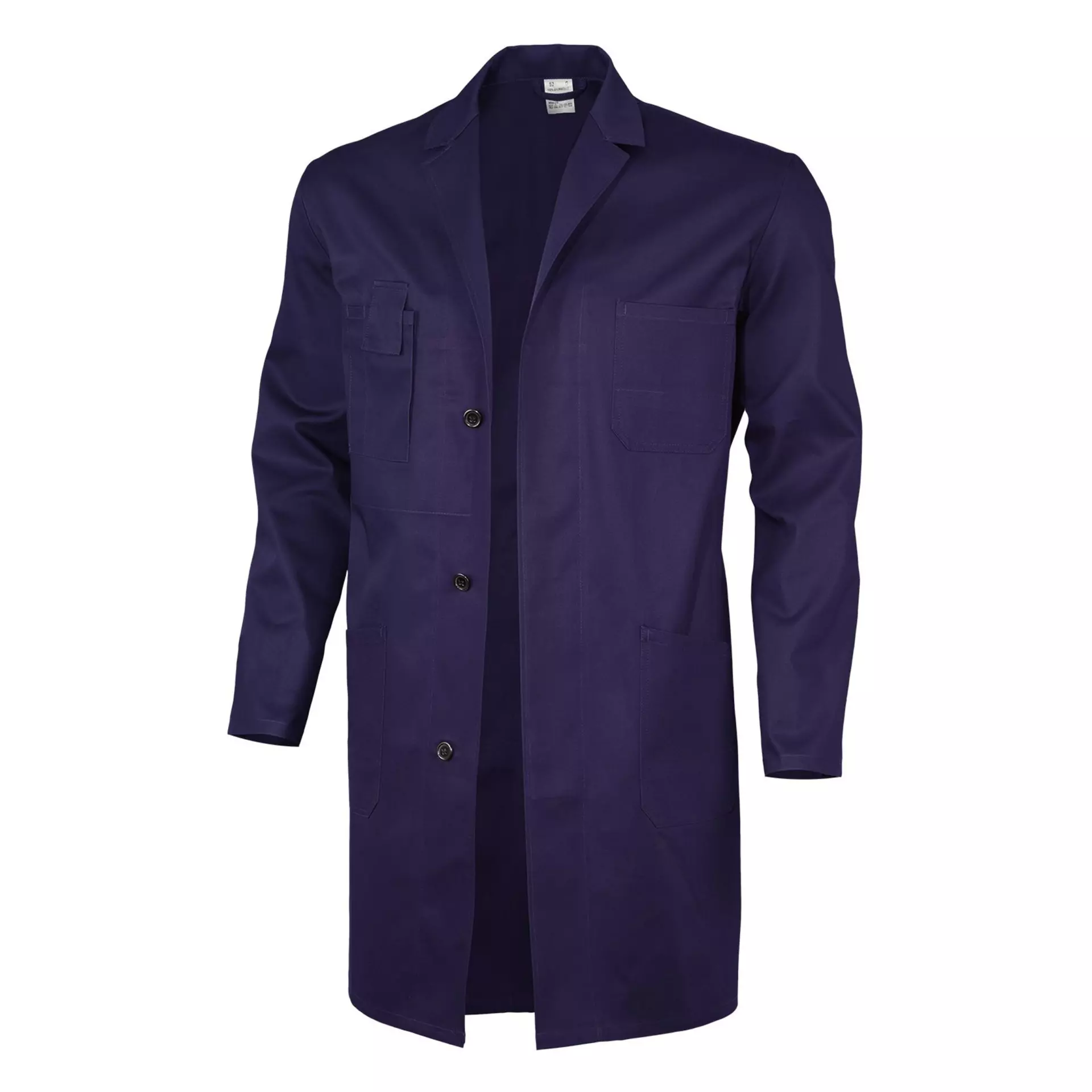 Qualitex NM-46001-0600, Basic Hydron Blue Work Coat, image 1