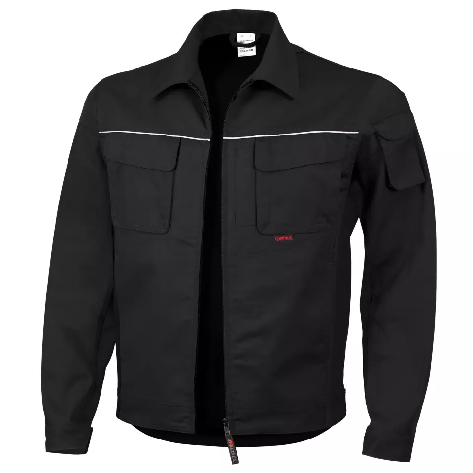 Qualitex NM-43006-3600, PRO Black Waist Jacket, image 1, gallery thumbnail