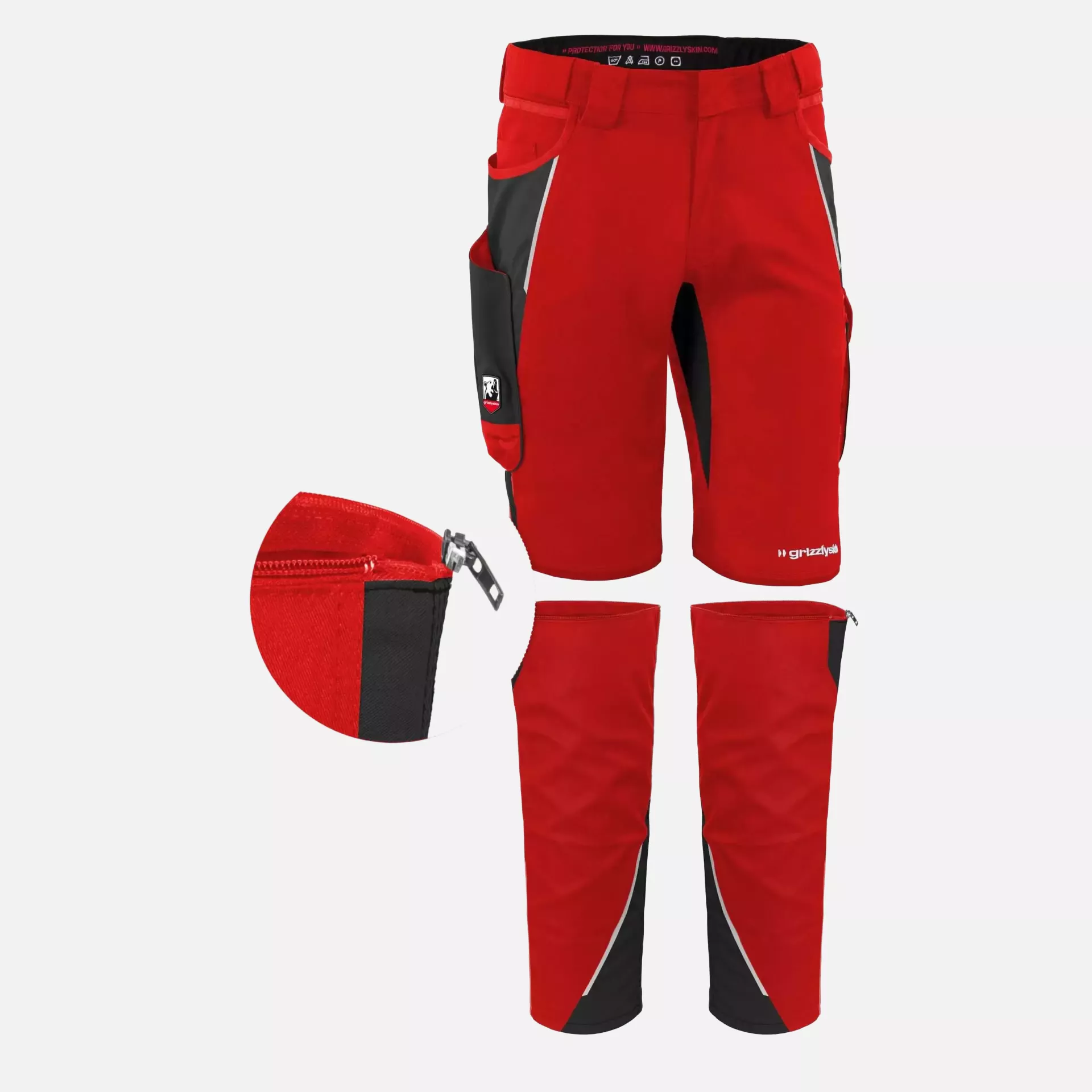 Grizzlyskin GIMBL02, IRON Leggings Red, image 2